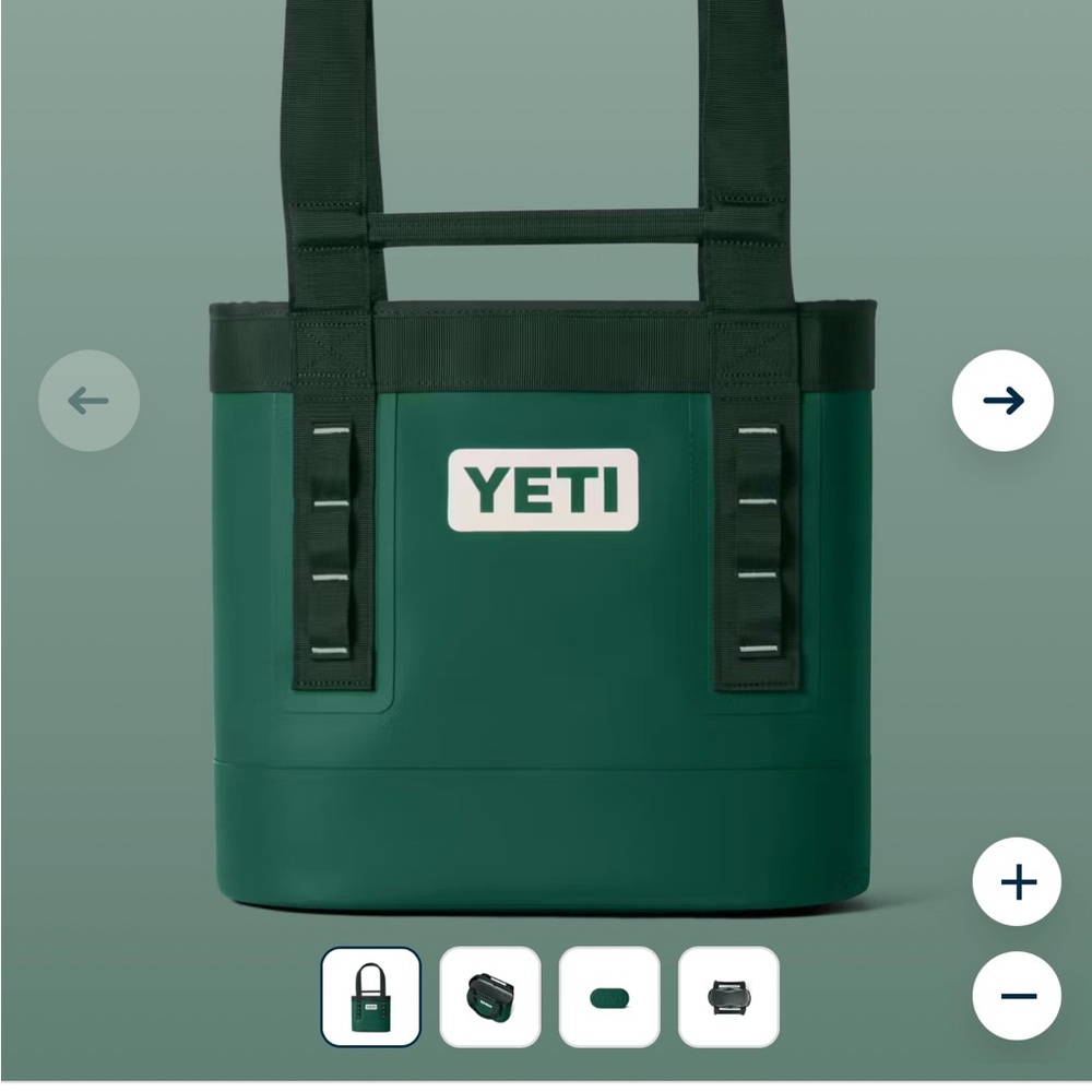 YETI Green Tote Bag